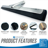 18" Black Foam Floor Squeegee Blade